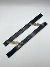 Vintage Ebony and brass 12"