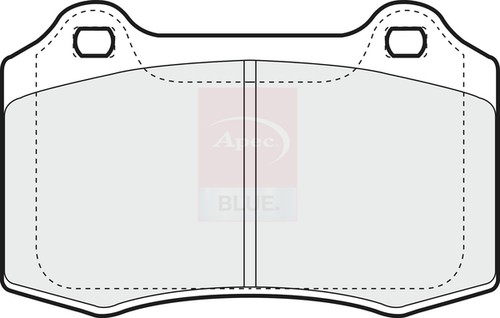 Brake pads set - set, fits