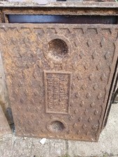 Cast Iron Manhole Drain Cover 660mm x 510mm Heavy Duty