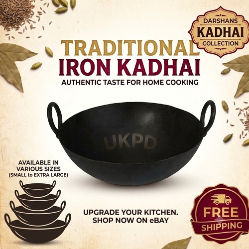 Iron kadhai karai karahi wok - karahi,