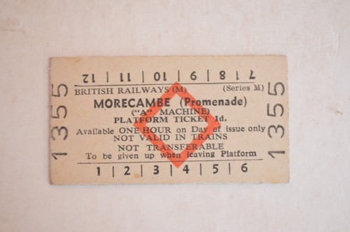 Railway platform ticket - railway, br