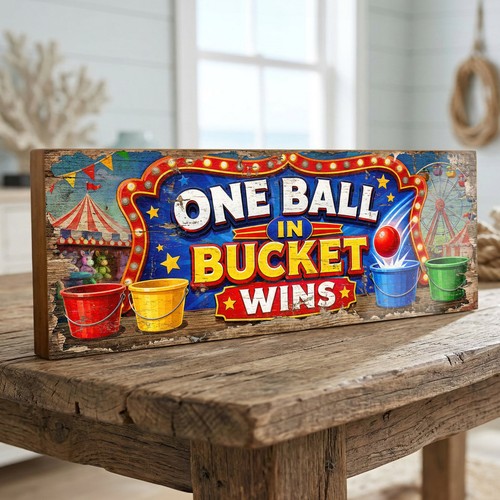 One ball bucket - one, in
