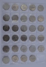 2012 London Olympic 50p Full Set 29 Coin Collection