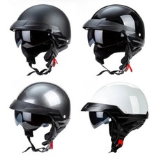 DOT Retro Half Helmet -