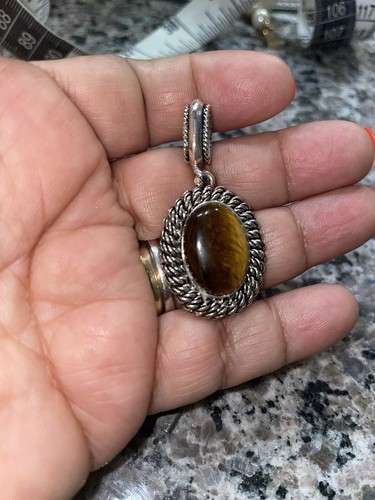 Vintage avon silver tone - avon, oval