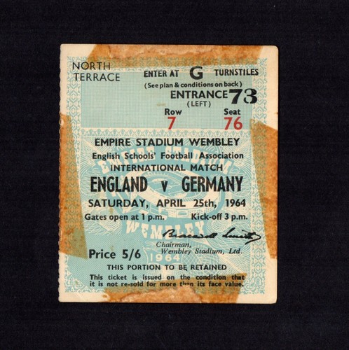 1964 england germany - 1964, v