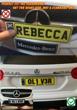 Personalised plastic number - personalised,