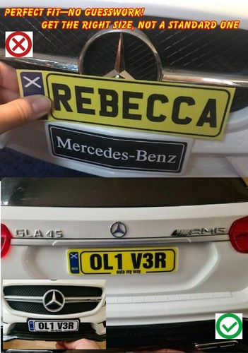 Personalised plastic number - personalised,