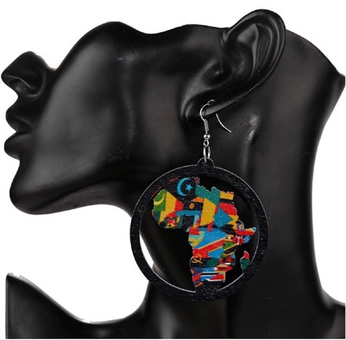Africa map wooden - africa,