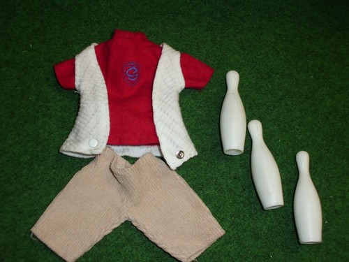 Vintage sindy bowling outfit - vintage,