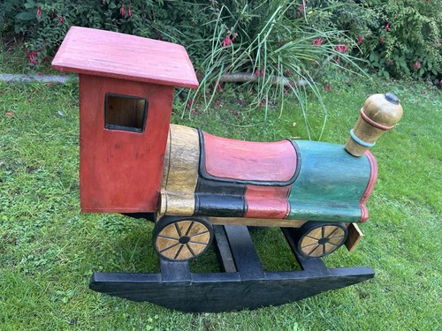 Hand made wooden - wooden, train