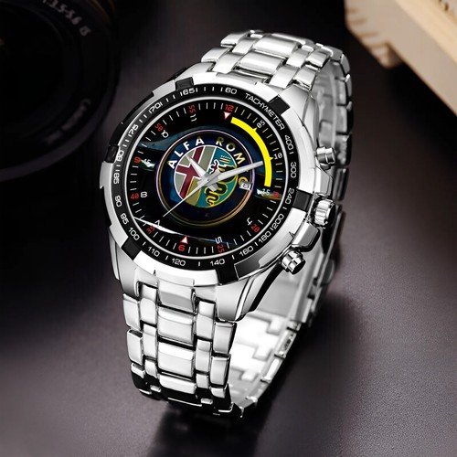 Alfa romeo logo men alloy - logo, men's