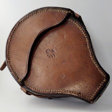 WW1 - COMPASS CASE - LEATHER MILITARY WAR BRITISH ARMY 