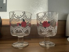 Small Glass Trifle Dishes Hand