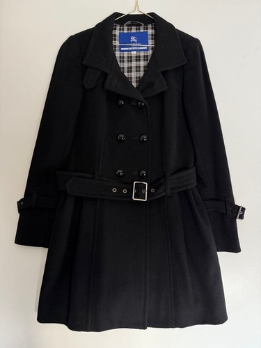 Burberry blue label belted - blue,