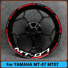 Wheel Hub Rim Decorative Decal Reflective Sticker For YAMAHA MT-07 MT07 MT 07