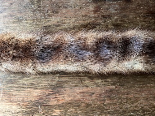 Two genuine mink - tippets,