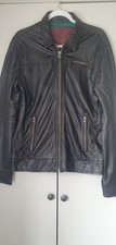 Superdry Brown Leather Zipped