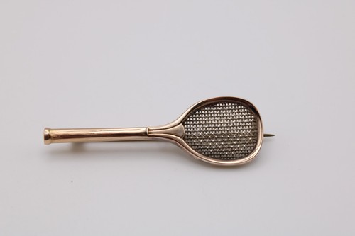 Victorian 9ct tennis racket
