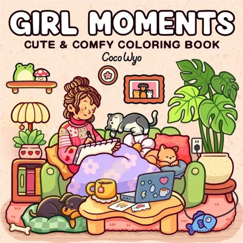Girl moments coloring book - moments:,