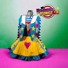 Mexican Professional Clown Costume Dress Adult Women Handmade In Mexico
