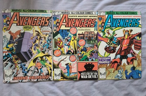 Avengers 193 197 198 set - 197-198,