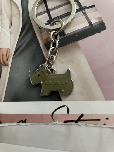 Radley metal grey dog tag - metal, /