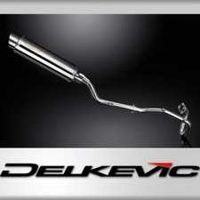 Yamaha XT225 Serow 1992-2007 Complete Exhaust 350mm Round Stainless Silencer Can