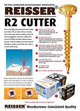 REISSER  CUTTER SCREWS WOOD SCREWS ALL SIZES ALL NEW QUALITY 