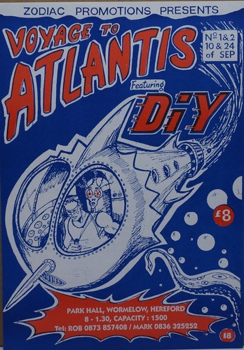 Rave flyer rare zodiac - rave,