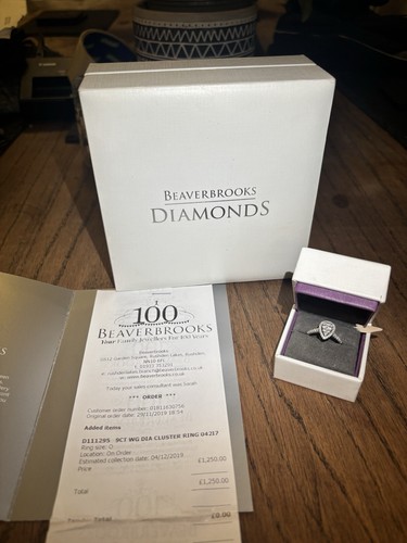 Beaverbrooks 9ct white - beaverbrooks, gold