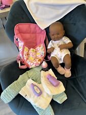 Berenguer LA Newborn Ethnic Baby Girl, Excellent Condition, Plus Accessories 