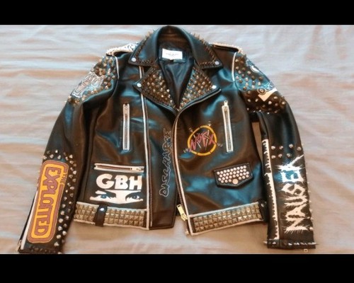 Punk studded jacket unisex - studded,