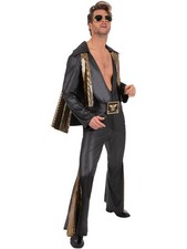 Elvis presley black - elvis, jumpsuit