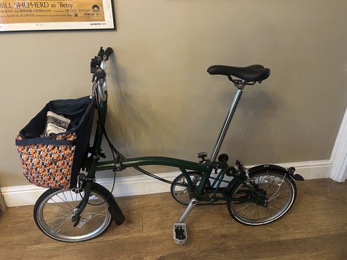 Brompton folding bike - bike, m6l