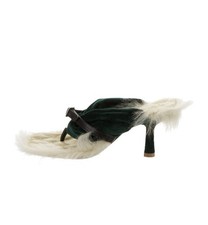Burberry Fur Trim Quilted