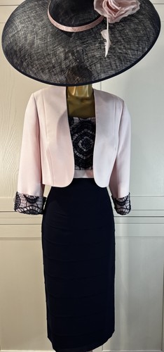 Condici pink navy dress - uk, 18