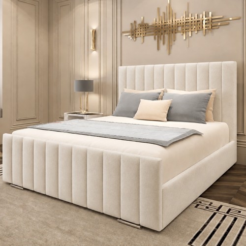 Panel upholstered bed frame - panel,