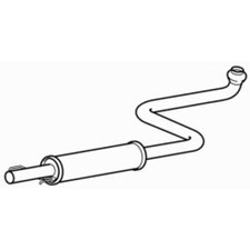 Centre Exhaust Middle Silencer