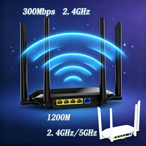 300m 1200m wifi router - router, 4