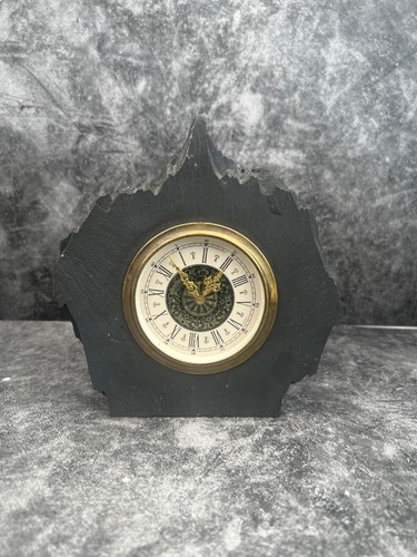 Vintage welsh slate - vintage, clock