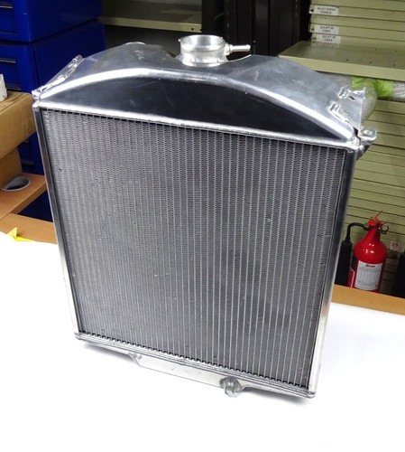 Aluminum radiator jaguar xk120 - aluminum,