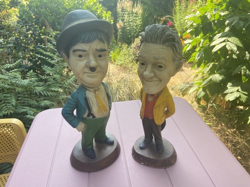 Laurel hardy chalkware - hardy,