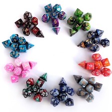 Poly Dice Set 7 RPG Polyhedral