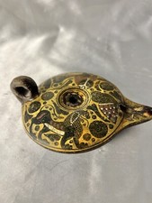 Vintage Hand Painted Oil Lamp
