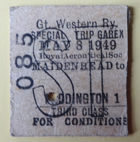 Gwr railway ticket special - railway,