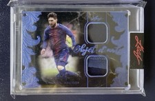 Messi Game Worn Patch Leaf Art