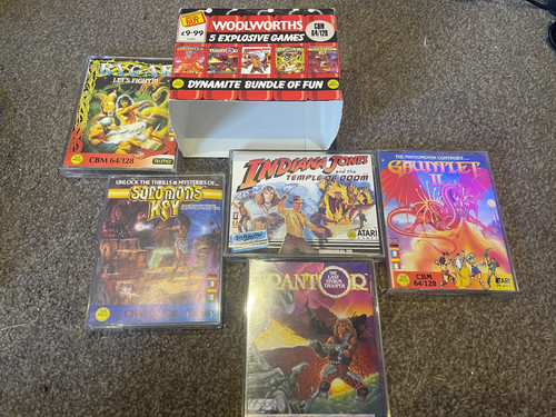 Rare gold woolworths c64 - woolworths,