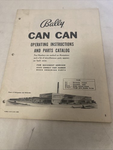 Bally can pin ball - bally,