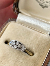 Antique Diamond Ring, 18ct & Platinum, Edwardian